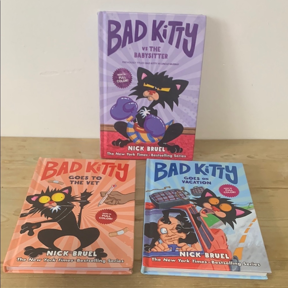 Bad Kitty Book Set Of 3 Children Youth Books